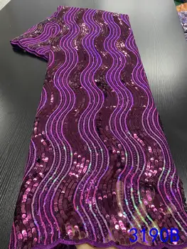 NIAI African Lace Fabric Embroidered Nigerian Sequins Lace Fabric 2020 High Quality French Tulle Lace Fabric For Women XY3190B-4
NIAI African Lace Fabric Embroidered Nigerian Sequins Lace Fabric 2020 High Quality French Tulle Lace Fabric For Women XY3190B-4