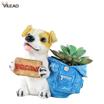 VILEAD Morden Animal Vase Decoration Household Succulents Flower Pot Creative Dog Flower Pot Pet Vase Coffee Shop Showcase
VILEAD Morden Animal Vase Decoration Household Succulents Flower Pot Creative Dog Flower Pot Pet Vase Coffee Shop Showcase