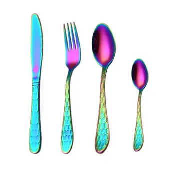Water cube series Spoon Cutlery Set Fork Spoon Gold Dinnerware Set Knife Fork Spoon Set Stainless Steel Cutlery Dinnerware Set
Water cube series Spoon Cutlery Set Fork Spoon Gold Dinnerware Set Knife Fork Spoon Set Stainless Steel Cutlery Dinnerware Set