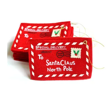 10pcs Letter Candy Bag To Santa Claus Felt Envelope Embroidery Christmas Decoration for Home Tree Ornament Gifts Natal Navidad
10pcs Letter Candy Bag To Santa Claus Felt Envelope Embroidery Christmas Decoration for Home Tree Ornament Gifts Natal Navidad