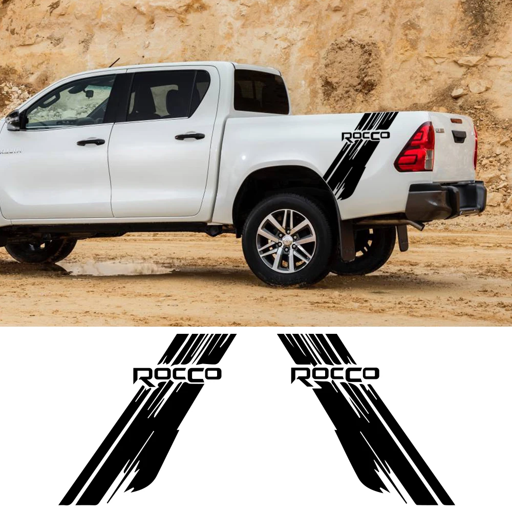 Автомобильный Стайлинг багажник декоративная наклейка виниловая для Toyota Hilux Rocco
