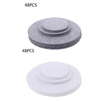 Set of 48 Soft Felt Plate Dividers 3 Sizes Pan Separator Pads Cookware Bakeware Pot Stacking Protectors Dish Scratch Protectors
Set of 48 Soft Felt Plate Dividers 3 Sizes Pan Separator Pads Cookware Bakeware Pot Stacking Protectors Dish Scratch Protectors