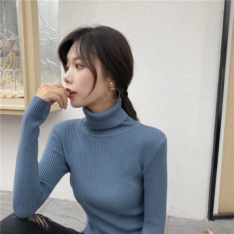 New-coming Autumn Winter Turtleneck Pullovers Sweaters Primer Shirt Long Sleeve Slim Korean Oversized Slim-fit Tight Sweater
New-coming Autumn Winter Turtleneck Pullovers Sweaters Primer Shirt Long Sleeve Slim Korean Oversized Slim-fit Tight Sweater
