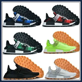 

2020 Human Race Running Shoes Pharrell Williams Inspiration Pack Black Nerd Designer Sneakers Men Sport Shoes size 40-45