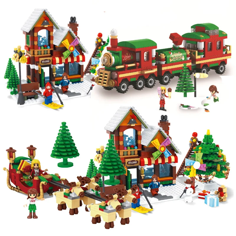 2019 New Christmas Sets Village Train Hot Air Balloon Compatible With Legoinglys Model Building Blocks Bricks Toys Gift No Box
2019 New Christmas Sets Village Train Hot Air Balloon Compatible With Legoinglys Model Building Blocks Bricks Toys Gift No Box