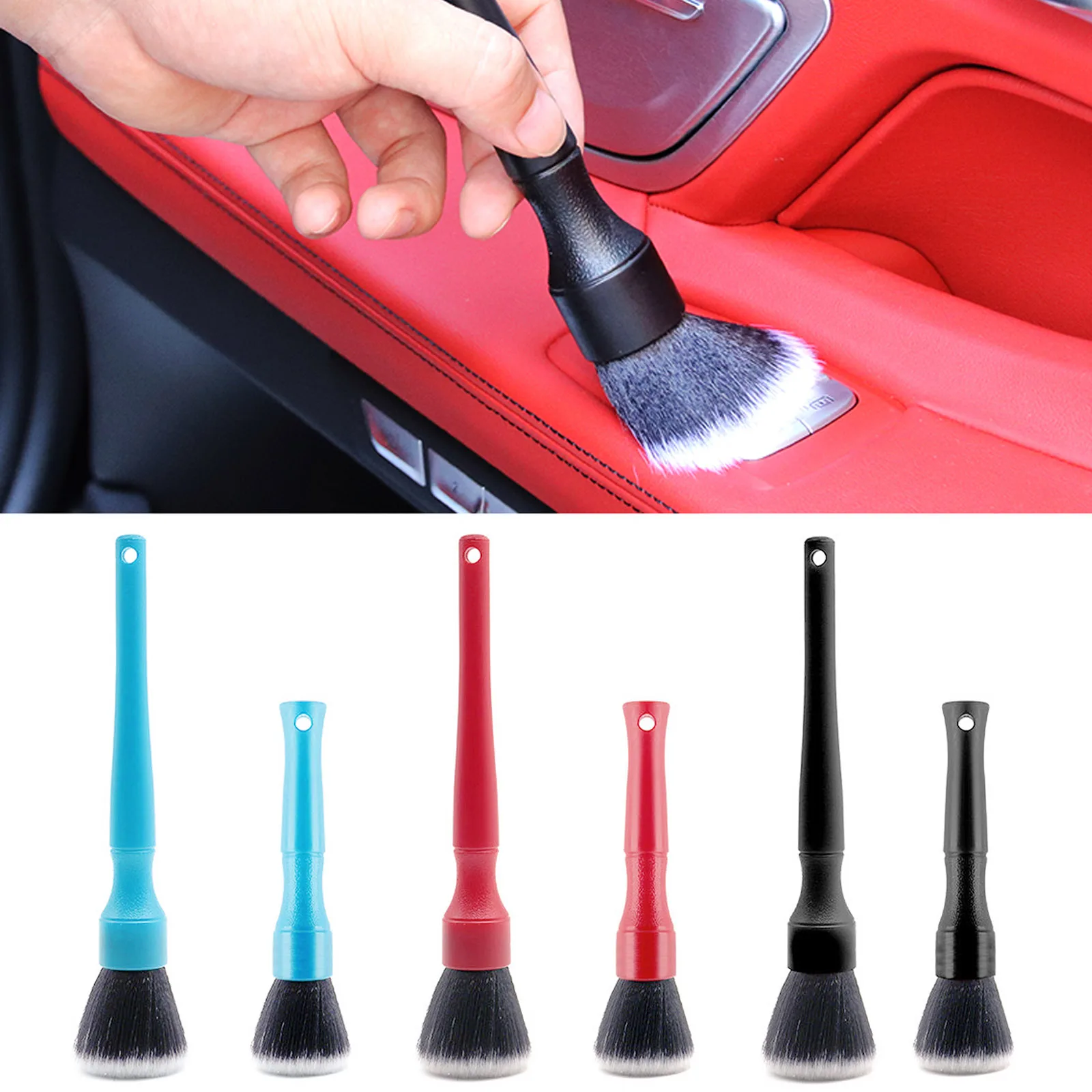 

Ultra-Soft Car Detailing Brush Car Dash Air Conditioner Duster Brush Auto Interior Detail Brush Car Cleaning Detailing Kit