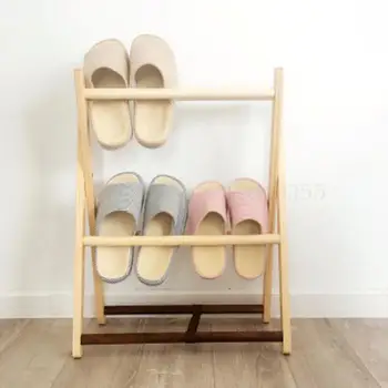 New two-tone solid wood shoe rack multi-layer simple slippers shoes shelf creative simple Japanese Nordic shoe rack folding
New two-tone solid wood shoe rack multi-layer simple slippers shoes shelf creative simple Japanese Nordic shoe rack folding