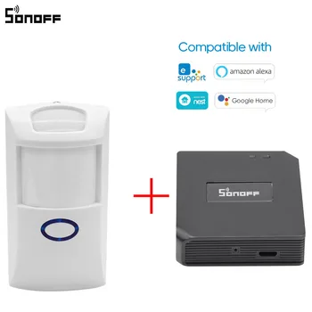 SONOFF 433MHZ RF Bridge Wifi Door Window Motion Sensor DW1 Wireless Detector PIR2 433 Alarm Remote Smart Home Security System
SONOFF 433MHZ RF Bridge Wifi Door Window Motion Sensor DW1 Wireless Detector PIR2 433 Alarm Remote Smart Home Security System