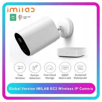 Imilab EC2 AI IP Camera WiFi Wireless Battery Power Smart Outdoor Security CCTV Gateway Infrared Night Vision IP66 Waterproof
Imilab EC2 AI IP Camera WiFi Wireless Battery Power Smart Outdoor Security CCTV Gateway Infrared Night Vision IP66 Waterproof