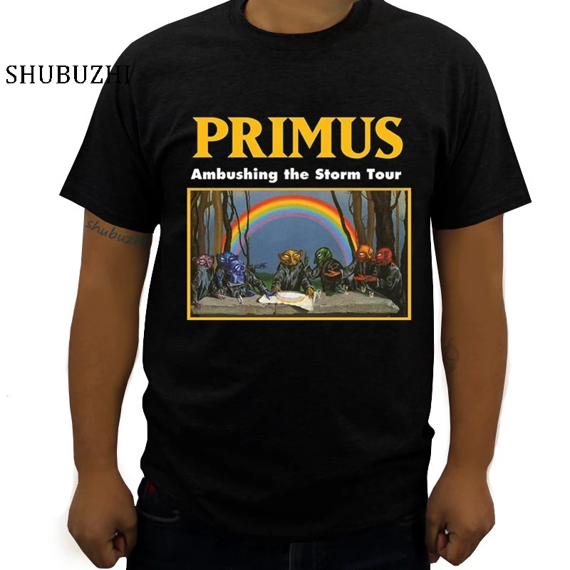 New PRIMUS Ambushing The Storm Tour Logo Men's Black T-Shirt pattern print men t shirt fashion o-neck cotton mens tee shirt
New PRIMUS Ambushing The Storm Tour Logo Men's Black T-Shirt pattern print men t shirt fashion o-neck cotton mens tee shirt