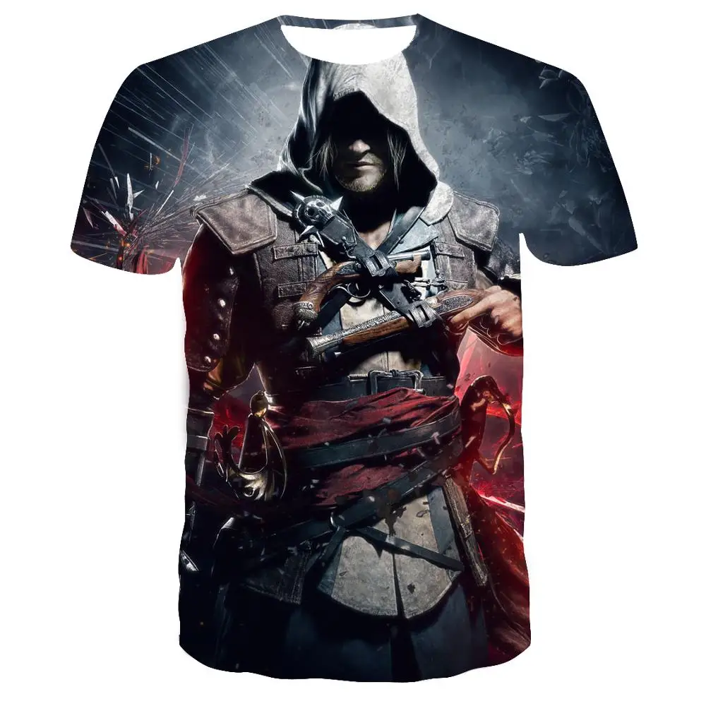 Summer 2019 New Gothic Assassin Creed 3d T ShirtPrinted Men Custom TshirtHip Hop Anime Clothes Mens T-Shirt Cartoon
Summer 2019 New Gothic Assassin Creed 3d T ShirtPrinted Men Custom TshirtHip Hop Anime Clothes Mens T-Shirt Cartoon