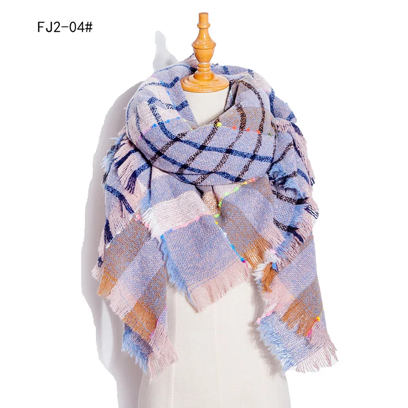 Fashion Cashmere Patchwork Contract Color Women Autumn Scarf Simple Design Triangular Casual Neck Scarves Shawls for Lady Winter
Fashion Cashmere Patchwork Contract Color Women Autumn Scarf Simple Design Triangular Casual Neck Scarves Shawls for Lady Winter