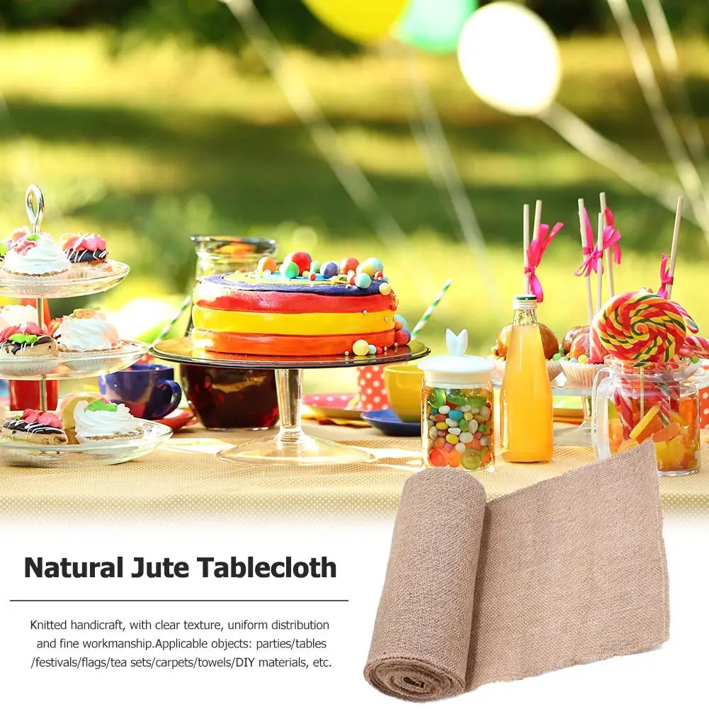 Wedding Party Table Runner Burlap Jute Table Decoration Creative and Unique Home Linen Table Cloth Home Furnishing Decoration
Wedding Party Table Runner Burlap Jute Table Decoration Creative and Unique Home Linen Table Cloth Home Furnishing Decoration