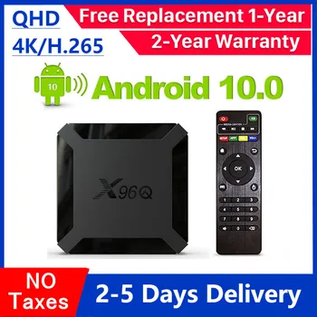 Android 10.0 4K QHD X96Q TV Box Android 10 2G 16G Allwinner H313 Smart tv box 1G 8G Media Player 2.4G Wifi X96 Q Set top box
Android 10.0 4K QHD X96Q TV Box Android 10 2G 16G Allwinner H313 Smart tv box 1G 8G Media Player 2.4G Wifi X96 Q Set top box