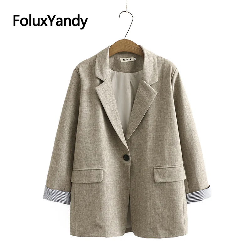 Women's Casual Blazer Spring Autumn Outerwaer Jacket Coat Plus Size Single Button Blazer Gray Black KKFY4990
Women's Casual Blazer Spring Autumn Outerwaer Jacket Coat Plus Size Single Button Blazer Gray Black KKFY4990