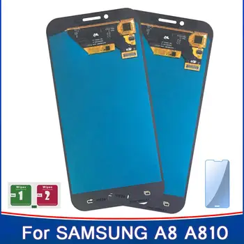 2PCS A8 Display For Adjusting Brightness Amoled Samsung Galaxy A8 2016 A8100 A810 LCD Touch Screen Digitizer Replacement
2PCS A8 Display For Adjusting Brightness Amoled Samsung Galaxy A8 2016 A8100 A810 LCD Touch Screen Digitizer Replacement