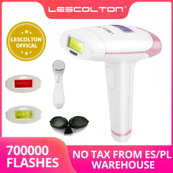 Lescolton 4in1 IPL Laser Hair Removal 1300000 Pulses Epilator LCD Display Machine Permanent Bikini Trimmer Electric depilador
Lescolton 4in1 IPL Laser Hair Removal 1300000 Pulses Epilator LCD Display Machine Permanent Bikini Trimmer Electric depilador