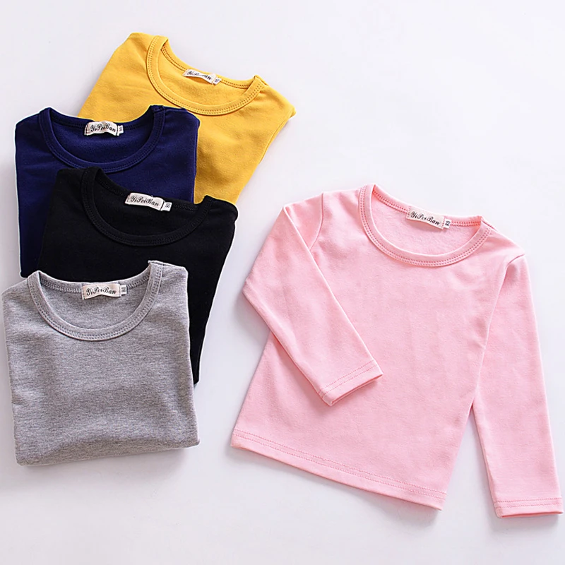 Kids Girl T-shirts Cute Spring Cotton Candy Color T Shirt Long Sleeved Baby Girls Tops Autumn Children Tees Toddler Kid Clothes
Kids Girl T-shirts Cute Spring Cotton Candy Color T Shirt Long Sleeved Baby Girls Tops Autumn Children Tees Toddler Kid Clothes