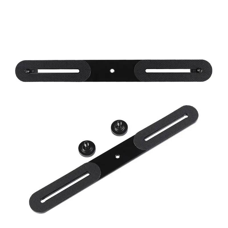 Universal Dual Flash Bracket Holder with 2 1/4\" Adapter Screws for studio Tripod Light Stand Digital SLR Camera with 1/4\"
Universal Dual Flash Bracket Holder with 2 1/4\" Adapter Screws for studio Tripod Light Stand Digital SLR Camera with 1/4\"