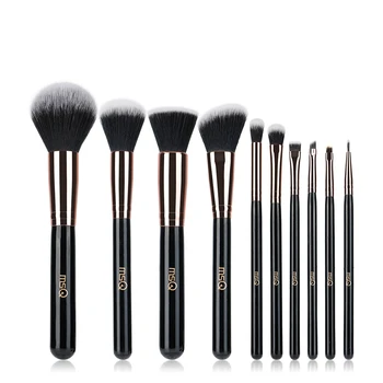 Msq 10Pcs Rose Gold/Balck Professional Makeup Brushes Set Powder Foundation Concealer Cheek Shader Make Up Tools Kit
Msq 10Pcs Rose Gold/Balck Professional Makeup Brushes Set Powder Foundation Concealer Cheek Shader Make Up Tools Kit