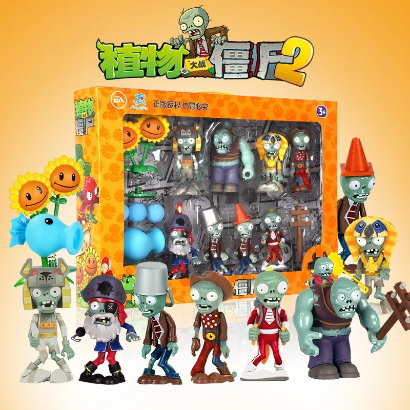 Genuine 10pcs/set Plants Vs Zombies Gargantuar Peashooter Zombie Action Figure Pvz Doll Christmas Birthday Gift Toy For Kid Boy
Genuine 10pcs/set Plants Vs Zombies Gargantuar Peashooter Zombie Action Figure Pvz Doll Christmas Birthday Gift Toy For Kid Boy