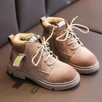 Children Kids Girls Boys Winter Thick Waterproof Classic Ankle Boots Sport Warm Short Bootie Outdoor Casual PU Leather Shoes
Children Kids Girls Boys Winter Thick Waterproof Classic Ankle Boots Sport Warm Short Bootie Outdoor Casual PU Leather Shoes