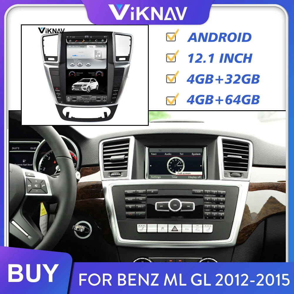 Car Radio for Mercedes Benz ML GL 2012 2013 2014 2015 Android Vertical Screen Stereo Multimedia player GPS Navigation Head Unit
Car Radio for Mercedes Benz ML GL 2012 2013 2014 2015 Android Vertical Screen Stereo Multimedia player GPS Navigation Head Unit