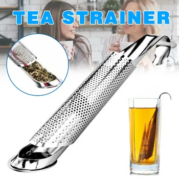 Tea Strainer Pipe Shape Filter with Hook Infuser Stainless Steel Spice Loose Leaf Mesh can CSV
Tea Strainer Pipe Shape Filter with Hook Infuser Stainless Steel Spice Loose Leaf Mesh can CSV
