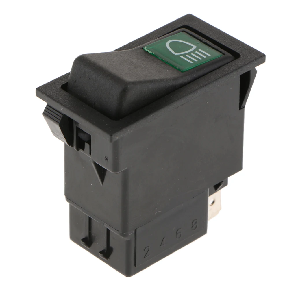 MagiDeal 2Pin Car Truck Motorcycle Headlight Switch Button On Off Control