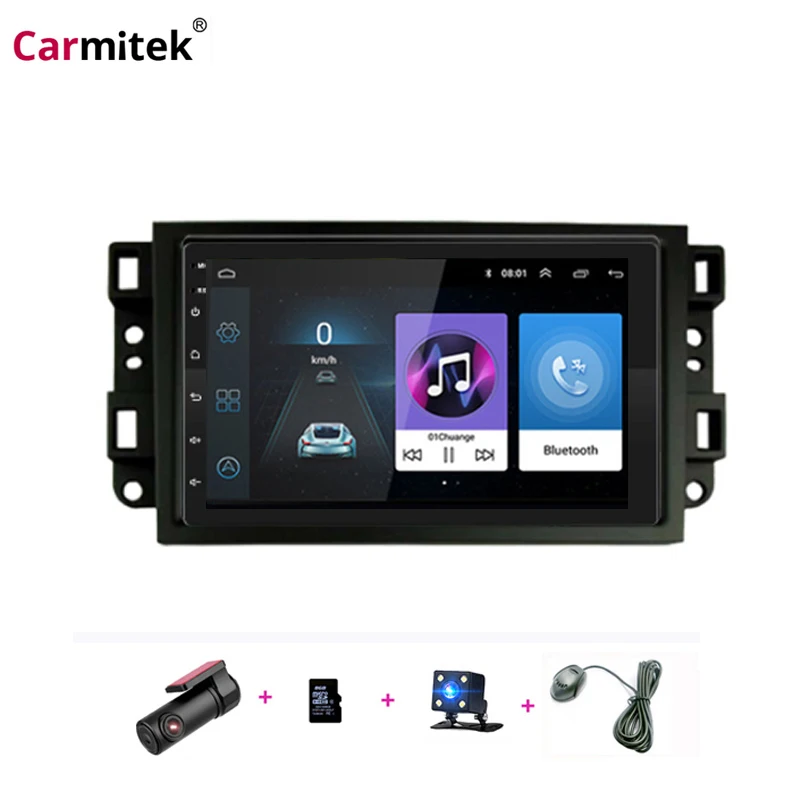 Автомагнитола carmitek 2 din на Android 9 1 для Chevrolet Lova Captiva Gentra Aveo Epica 2006 2011 dvd плеер