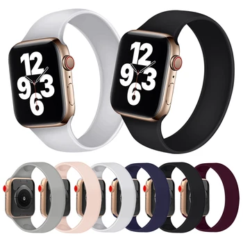 Solo Loop Strap For Apple Watch Band Series 6 SE 44mm 40mm Elastic Silicone Bands Bracelet for iWatch 5 4 3 42mm 38mm Watchband 
Solo Loop Strap For Apple Watch Band Series 6 SE 44mm 40mm Elastic Silicone Bands Bracelet for iWatch 5 4 3 42mm 38mm Watchband