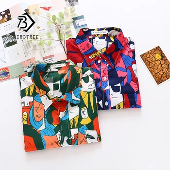 Summer New Arrival Women Comic Print Short Sleeve Blouse Turn Down Collar Casual Loose Shirt Women's Tops Feminina Blusa T04727F
Summer New Arrival Women Comic Print Short Sleeve Blouse Turn Down Collar Casual Loose Shirt Women's Tops Feminina Blusa T04727F