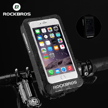 ROCKBROS MTB Road Bike Phone Bag 6" Waterproof Reflective Motorcycle Bicycle Touchscreen Rearview Mirror Handlebar Rotatable Bag
ROCKBROS MTB Road Bike Phone Bag 6" Waterproof Reflective Motorcycle Bicycle Touchscreen Rearview Mirror Handlebar Rotatable Bag