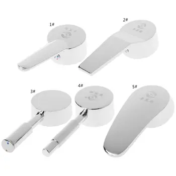 Basin Chrome Plated Faucet Handle Switch Valve Bathroom Kitchen Accessories 
Basin Chrome Plated Faucet Handle Switch Valve Bathroom Kitchen Accessories