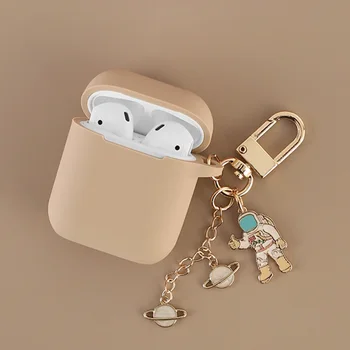 Cute Cosmic Astronaut Spaceman Keychain for Apple Airpods Case Accessories Earphone Cases Silicone Protect Cover Box Anti-lost 
Cute Cosmic Astronaut Spaceman Keychain for Apple Airpods Case Accessories Earphone Cases Silicone Protect Cover Box Anti-lost