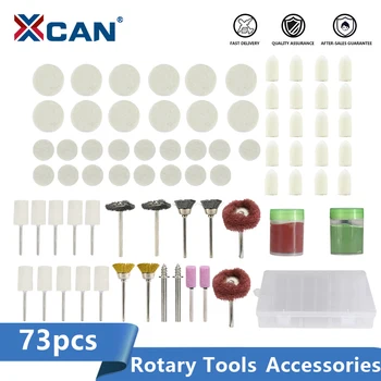 XCAN Woolen Polishing Wheel 73pcs Wool Felt Polishing Buffing Wheel Grinding Pad 3mm Shank For Dremel Rotary Tool Accessories
XCAN Woolen Polishing Wheel 73pcs Wool Felt Polishing Buffing Wheel Grinding Pad 3mm Shank For Dremel Rotary Tool Accessories