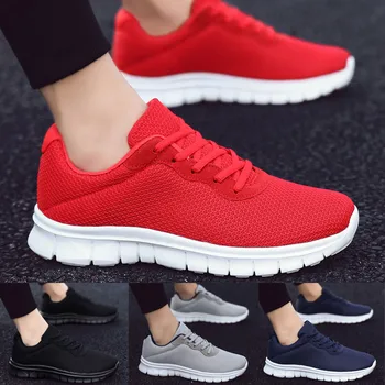 Vulcanize Shoes Men's Fly Woven Breathable Running Shoes Outdoor Casual Sneakers Shoes Loafers Walking Flat No-slip Lace up
Vulcanize Shoes Men's Fly Woven Breathable Running Shoes Outdoor Casual Sneakers Shoes Loafers Walking Flat No-slip Lace up