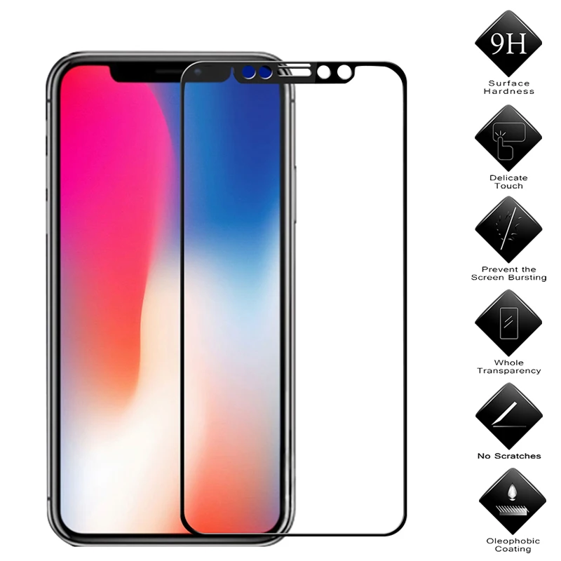 Screen Protector iPhone 11 Pro XS Max XR X 7 8 6 6S Plus 9D Tempered Protective Glass On For iPhone 11 Pro Max XR X XS Glass
Screen Protector iPhone 11 Pro XS Max XR X 7 8 6 6S Plus 9D Tempered Protective Glass On For iPhone 11 Pro Max XR X XS Glass