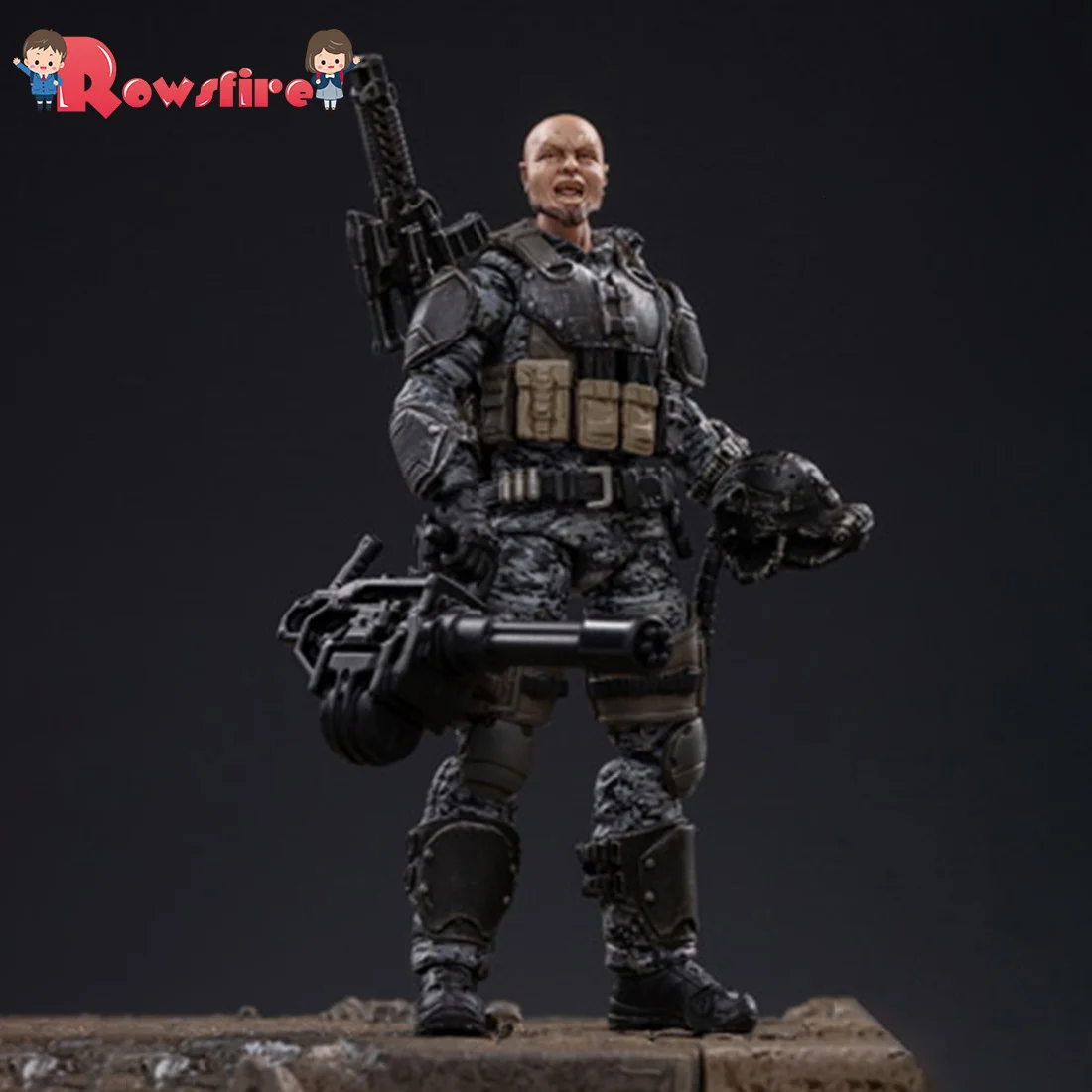 10.5cm 1/18 Removable Soldier Model USA Army Special Tactics Team Model with High Degree of Reduction
