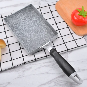 Breakfast Omelette Aluminum Alloy Frying Pan Japanese Style Kitchen Non-stick Maifanite Stone Cookware Pans
Breakfast Omelette Aluminum Alloy Frying Pan Japanese Style Kitchen Non-stick Maifanite Stone Cookware Pans
