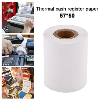 Thermal Paper Durable Universal 16m Single Layer Office Supplies Cashier Printing Paper 57*50 Pos Machine Shop Receipt Paper
Thermal Paper Durable Universal 16m Single Layer Office Supplies Cashier Printing Paper 57*50 Pos Machine Shop Receipt Paper