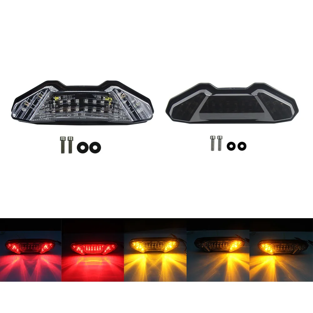 Motorcycle Rear Brake Turn Signal Tail Light LED Yellow Tail Light For Yamaha MT09 MT-10 FZ-09 FJ-09 Smoke/Clear
Motorcycle Rear Brake Turn Signal Tail Light LED Yellow Tail Light For Yamaha MT09 MT-10 FZ-09 FJ-09 Smoke/Clear
