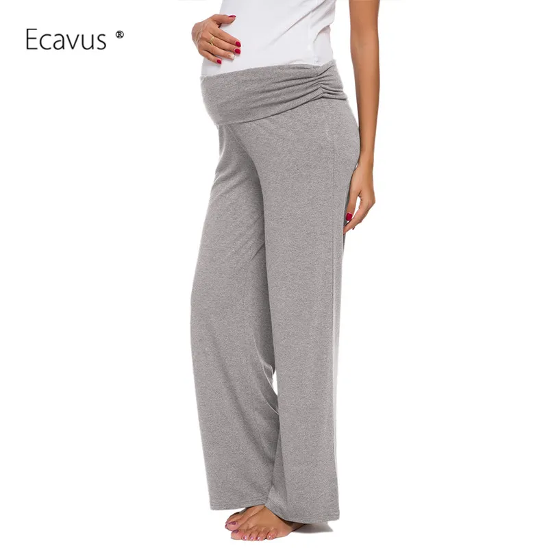 Pyjama Pantalon de grossesse pour femme Pantalon de yoga Pantalon de grossesse 