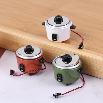 1pc New DIY Miniature White Black Rice Cooker Kitchen Accessories Decoration Craft For 1:12 Dollhouse Accessory Kids Toys 
1pc New DIY Miniature White Black Rice Cooker Kitchen Accessories Decoration Craft For 1:12 Dollhouse Accessory Kids Toys