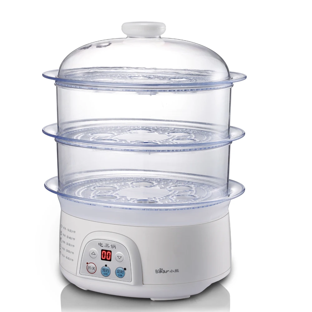 Electric Heating Food Steamer 3 Layer Multifunction 4L 60 Minutes Timing Timer Snake Steaming Cooker Heater Egg Poacher EU
Electric Heating Food Steamer 3 Layer Multifunction 4L 60 Minutes Timing Timer Snake Steaming Cooker Heater Egg Poacher EU