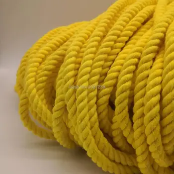DIY cord-8mm twisted cotton rope 3 strands- yellow color string for craft handmade project
DIY cord-8mm twisted cotton rope 3 strands- yellow color string for craft handmade project