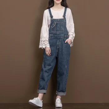 Women Vintage Casual Loose Denim Jumsuits Ladies Retro Plus Size Denim Overalls jeans Rompers Ladies wide leg pants
Women Vintage Casual Loose Denim Jumsuits Ladies Retro Plus Size Denim Overalls jeans Rompers Ladies wide leg pants