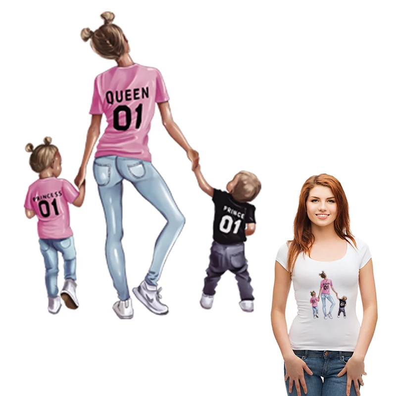 Mom And Baby Appliques Baby Thermal Stickers Washable Clothes Decoration Print On T-Shirt Diy Iron-On Transfers Russia Style
Mom And Baby Appliques Baby Thermal Stickers Washable Clothes Decoration Print On T-Shirt Diy Iron-On Transfers Russia Style