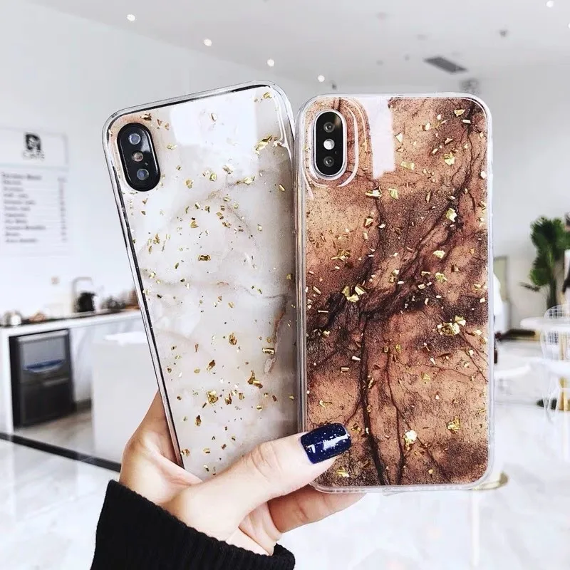 Luxury Gold Foil Phone Case For iPhone X XS Max XR Marble Soft TPU Cover For iPhone 7 8 6 6s Plus Glitter Case Marble Cute Funda
Luxury Gold Foil Phone Case For iPhone X XS Max XR Marble Soft TPU Cover For iPhone 7 8 6 6s Plus Glitter Case Marble Cute Funda