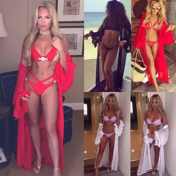 Summer Women Cardigan Lace Grace Female Sexy Bikini Swimwear Cover Up Long Maxi Dress Mesh Beach Bathing Suit
Summer Women Cardigan Lace Grace Female Sexy Bikini Swimwear Cover Up Long Maxi Dress Mesh Beach Bathing Suit